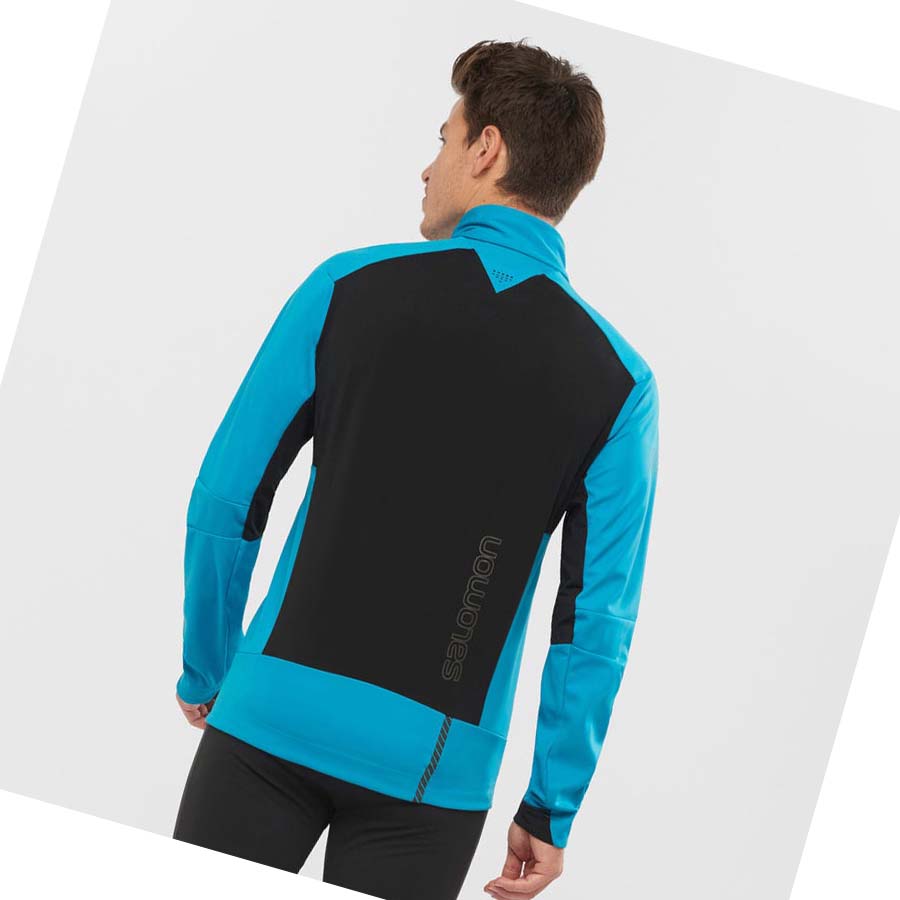 Chaquetas Salomon GORE-TEX INFINIUM™ WINDSTOPPER® PRO Hombre Negros | MX 3260HAP